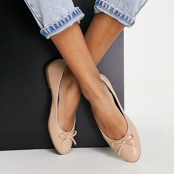Asos Women's Nude Ballet Flats - Picture 1 of 6